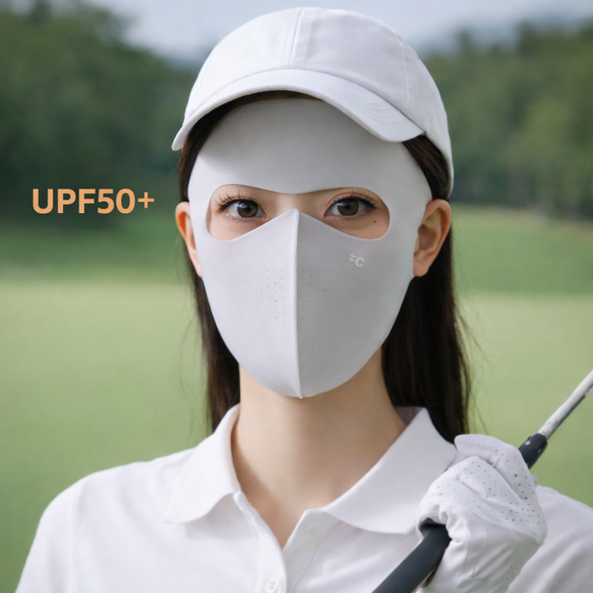 자외선차단 쿨스포츠 골프 마스크 남여사용가능 대량주문가능 에덴, 상세페이지 참조, 1개