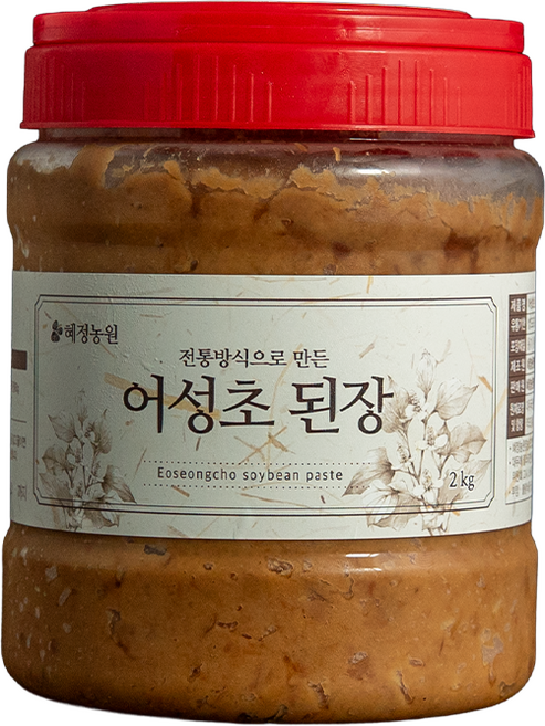 가인팜 국내산 어성초 집 된장 재래식 약모밀 된장, 1개