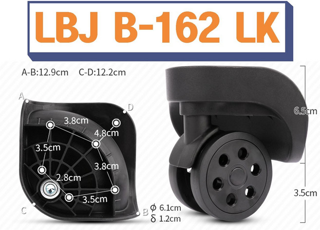 LBJ B-162 LK 샘소나이트 아메리칸투어리스터 캐리어 바퀴 교체 부품