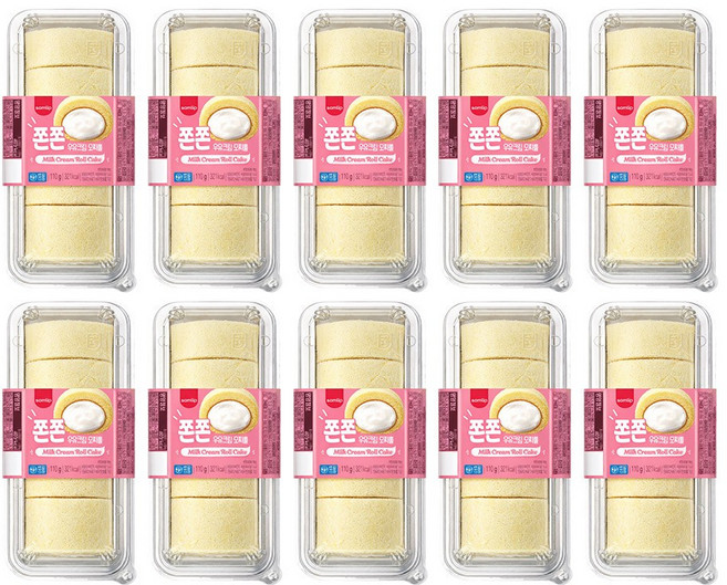 삼립 쫀쫀 우유크림 모찌롤 110g x 10개