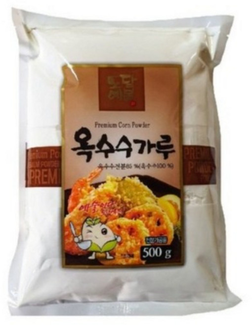 초야식품 도담예본 옥수수가루, 500g, 8개