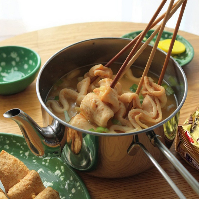 리빙글로리 스텐 IH 주전자 냄비 짜파게티 비빔면 라면 편수 인덕션, 1개, 스테인리스 스틸, 18cm