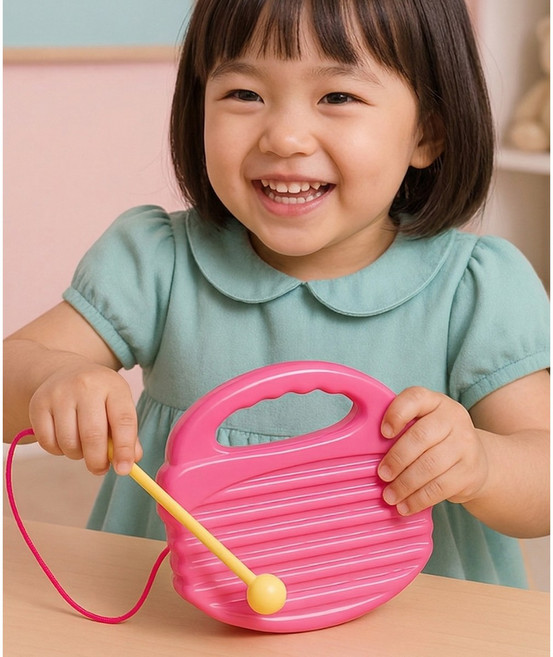 (다르담) 손잡이 귀로 유아 음악 악기, 1개