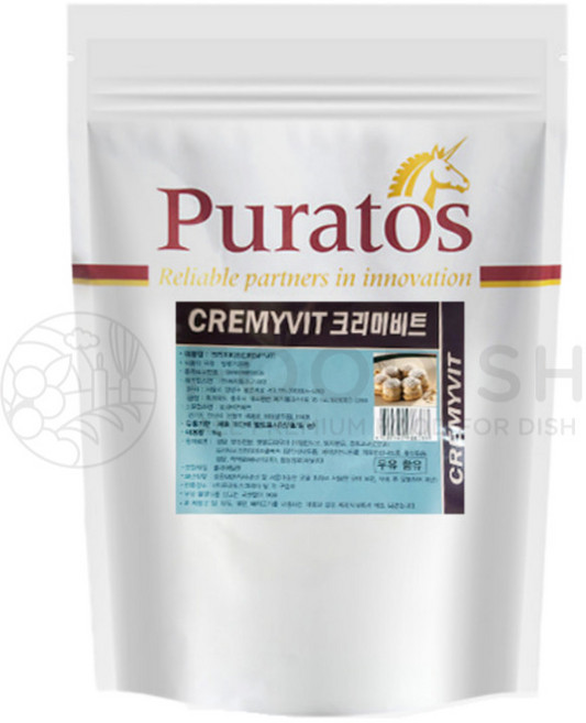 퓨라토스 커스타드크림믹스 크리미비트, 1kg, 1개