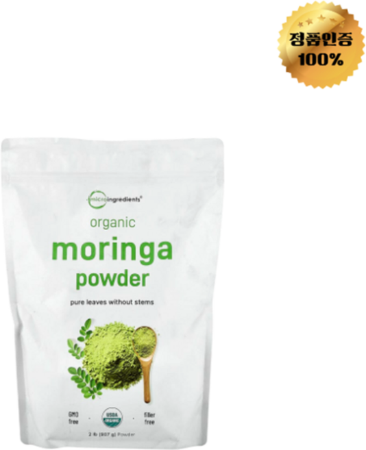 마이크로 인그리디언츠 오가닉 모링가 파우더 Micro Ingredients Organic Moringa Powder 907g, 1개