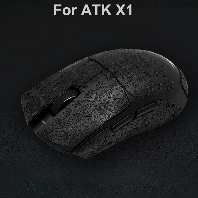 마우스 그립 테이프 스케이트 수제 스티커 미끄럼 방지 도마뱀 피부 ATK F1 PRO MAX Ultimate/ATK X1 PRO M, 06 X1-SN-BK