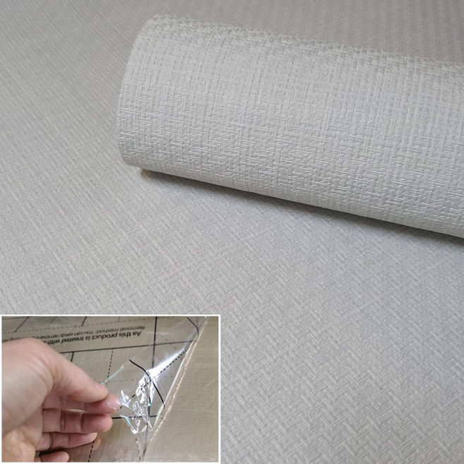 풀없이 붙이는벽지 길이20m 대용량 스티커벽지, 1008sd그레이