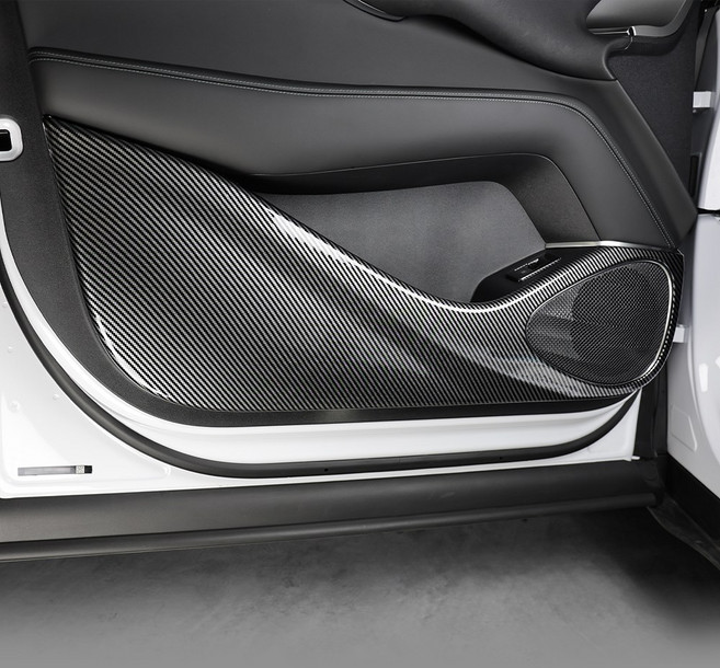 유투카 호환 씨라이언7 튜닝 카본 몰딩 도어커버 기스방지, 1열 1Set, 기타