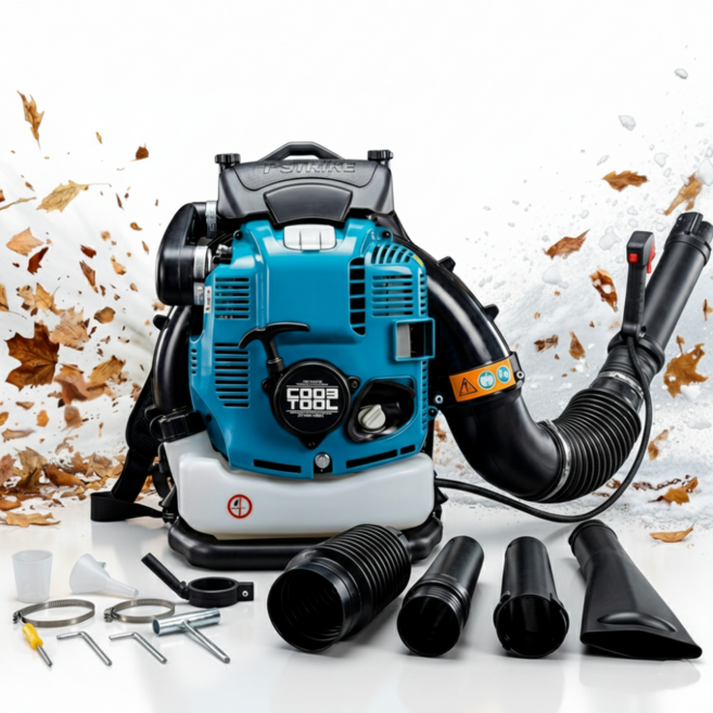 코스툴 4행정 엔진 송풍기 75CC 브로워 블로워 대포 대형, 1개, 본품(배터리없음)