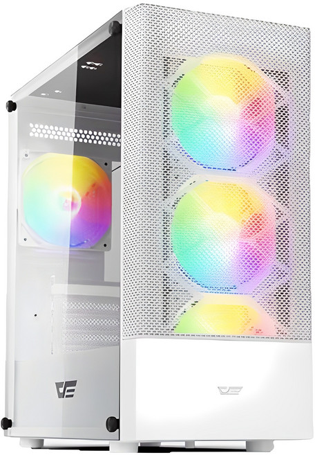 서민컴퓨터 조립컴퓨터 풀세트 조립PC 게이밍PC 게임용 컴퓨터 본체 롤 오버워치 피파 배그 배틀그라운드 펠월드 디아블로 데스크탑 고사양PC, 화이트, 16GB, 256GB, Free DOS, CG1