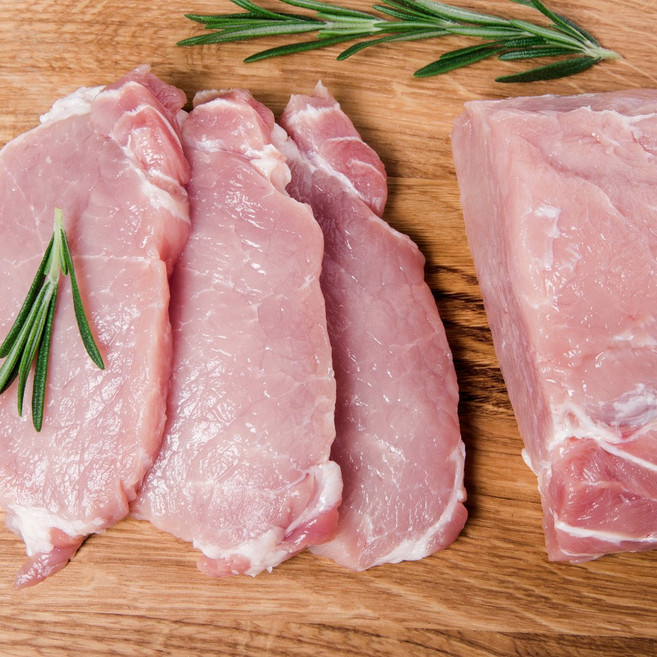 캠핑고기 한돈 스킨진공포장 신선한 제주 흑돼지 등심, 1개, 500g