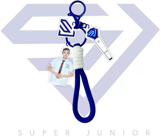 SUPER JUNIOR 亞克力鑰匙扣掛件, 1個, 8版