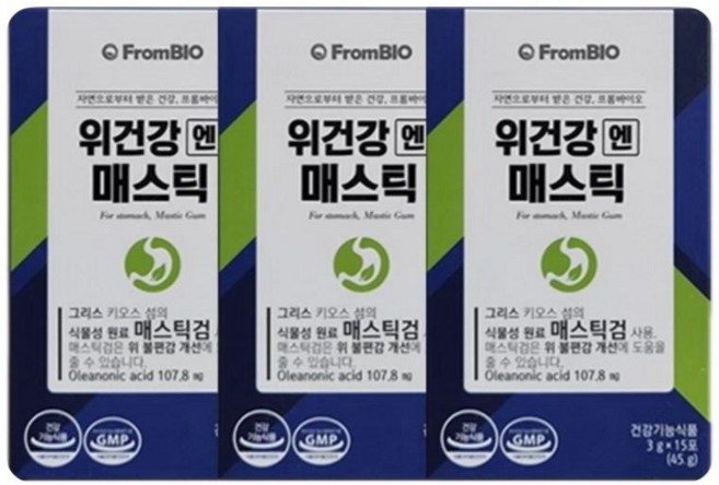 위건강 엔 매스틱, 45g, 3개