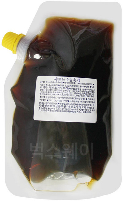 벅스웨이 샤브샤브 육수농축액 (20배 희석), 1개, 500g