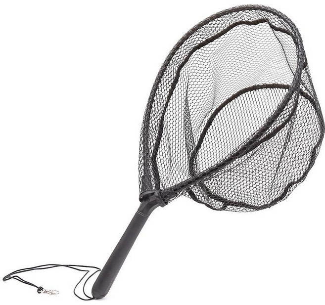 FISHHUNTER 피셔맨 원형 삼각형 폴딩 그물망 뜰채 낚시 뜰채, 원형 낚시 그물망 뜰채