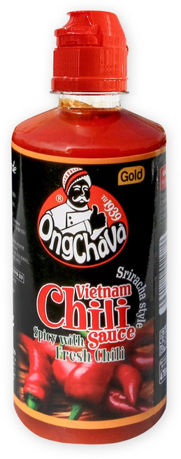 베트남 스리라차 스타일 칠리소스 옹차바 TUONG OT 470g 고추 42% SRIRACHA STYLE CHILLI SAUCE, 12개