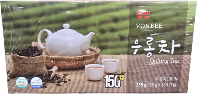 꽃샘 본비 우롱차 티백, 135g, 150개, 0.9개입