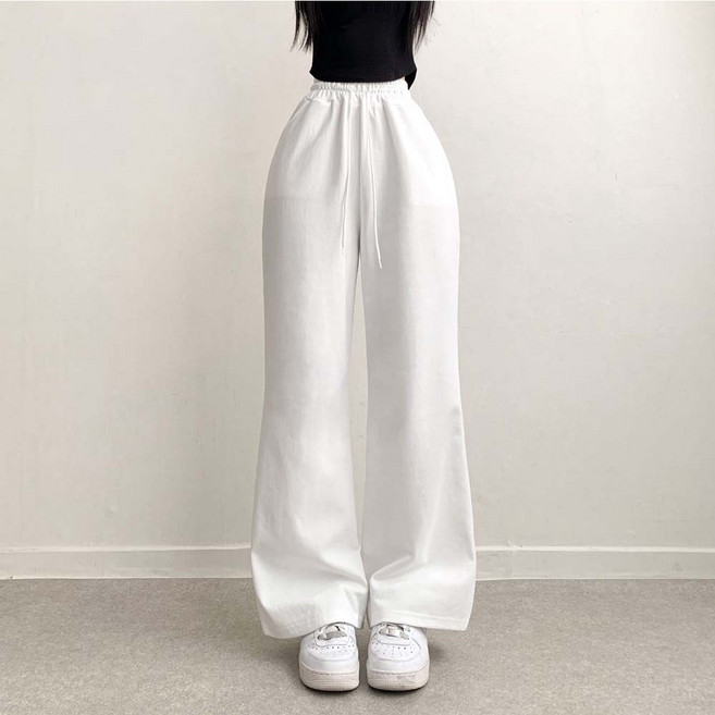 기모선택/숏&롱 Made 다리길어보이는 올데이 하이웨스트 트레이닝바지