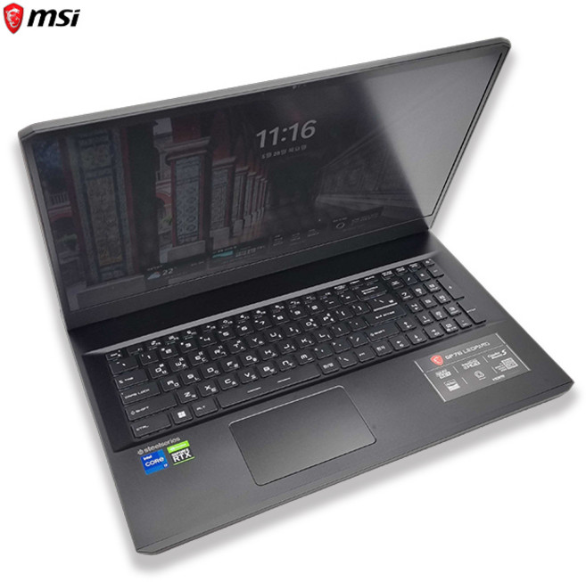 MSI i7 11TH RAM 64GB RTX 3070 17인치 게이밍 노트북