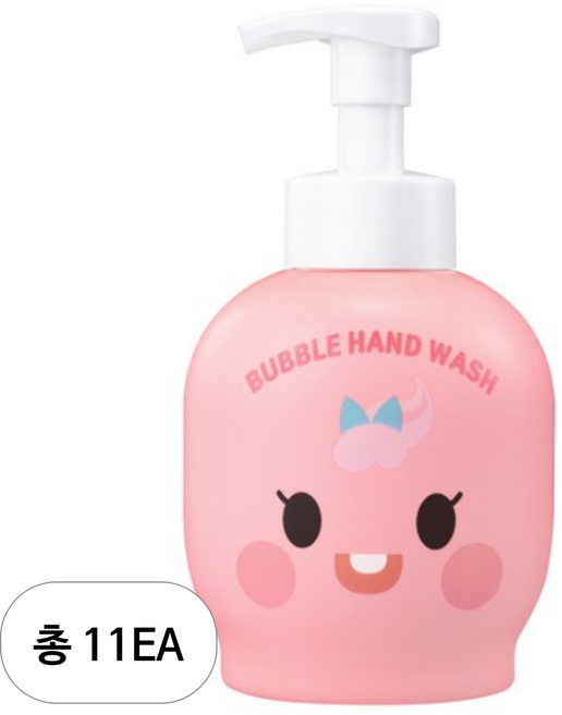 샤워메이트 브레드이발소 버블 핸드워시 마카롱, 500ml, 11개