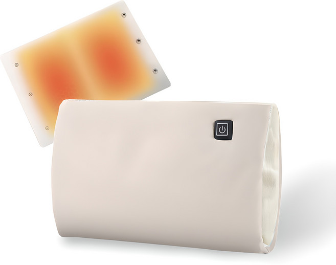 해브유 USB발열 주머니 무선 전기 온열찜질기 찜질매트 겸용, 아이보리