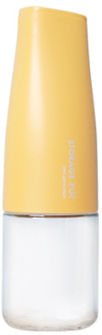 자동개폐 오일병 시럽병 500ml 옐로우, 1개