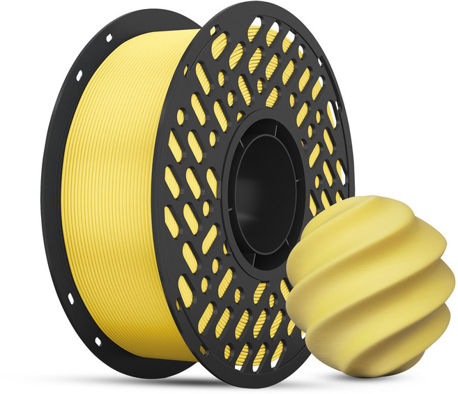 3D프린터 매트 PLA 필라멘트 1.75mm 1kg 무광 뱀부랩 P1S X1C A1 호환, 아몬드 크림, 무광 시리즈