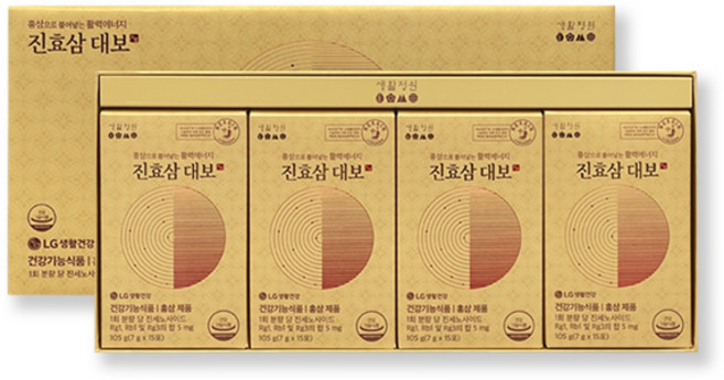 생활정원 진효삼 대보 60일분, 1개, 420g