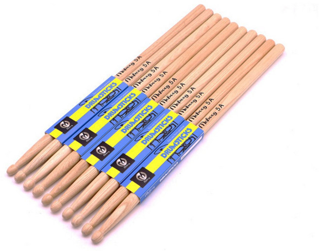 연습용 드럼스틱 월넛 호두나무 5A 7A, 1개