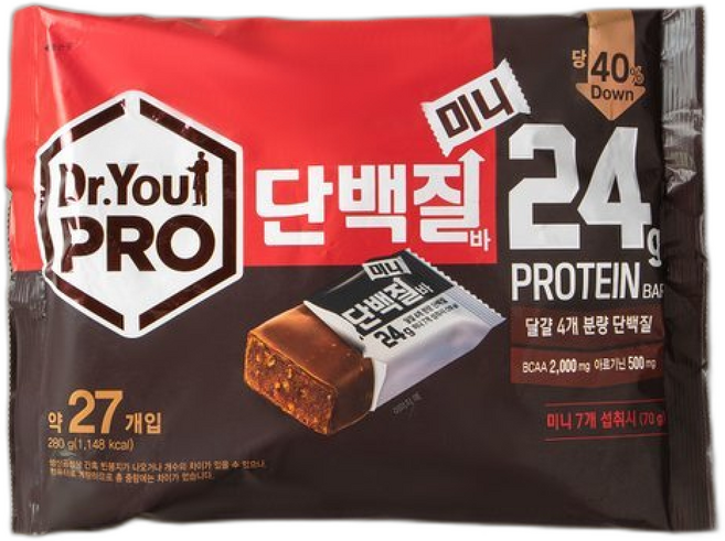 오리온 닥터유 프로단백질바 미니 (산본점), 280g, 1개