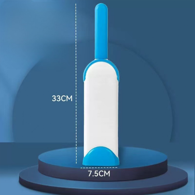 다용도 먼지 제거 브러시 반려동물 털 제거 옷 클리너 휴대용 간편 세척, 블루, 1개