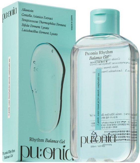 퓨오니아 리듬 밸런스 젤 글리세린무첨가 수용성젤 저자극 러브젤 마사지젤, 1개, 150ml