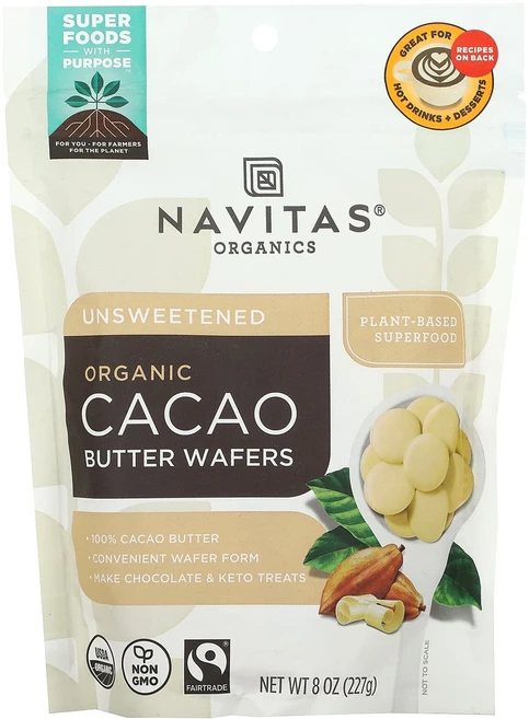 특별한효과 Navitas Organics 유기농 카카오버터 웨이퍼 무가당 227g(8oz) 곧일시품절됩니다, NavitasOrganics유기농카카오버터웨이퍼무가당2 - 쿠팡