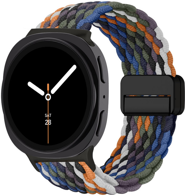 갤럭시워치 8 40mm 44mm 46mm 클래식 전기종 호환 마그네틱 브레이드 스포츠 루프 스트랩, 미채