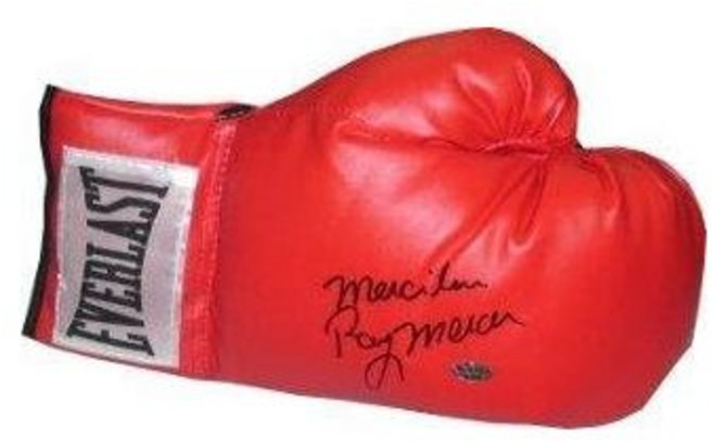 운동용품 복싱용품 레이 머서 서명 에버라스트 레드 라이트 복싱 글러브 (1988 서울 올림픽) 사인, 운동용품 복싱용품 레이 머서 서명 에버라스트 레드 라이