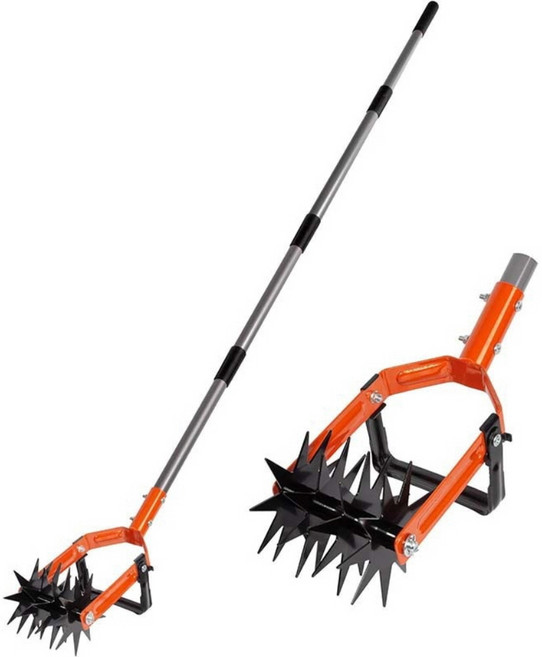 젠스틸 텃밭 잡초제거 기구 팔방 호미 농기구, 1개