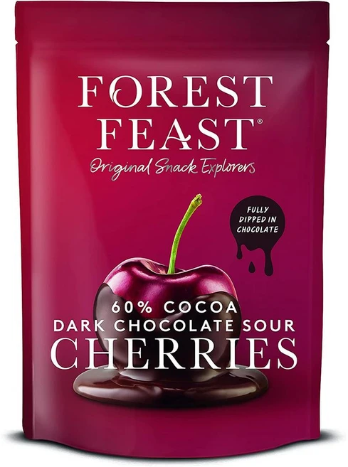 FOREST FEAST 코코아 다크 초콜릿 사워 체리 포레스트 피스트 120g 6개 - 쿠팡