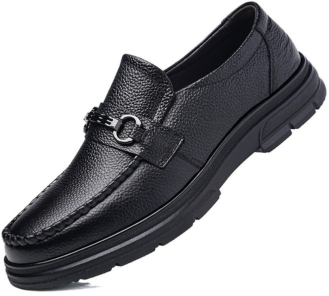 [ 보이앤맨 ] 소가죽 남자 체인 로퍼 발편한 슬립온 단화 케주얼화 구두 신발 슈즈 ( 사이즈 245/250/255/260/265/270/275/280)