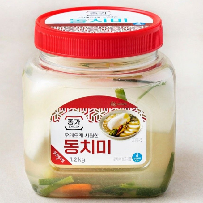 종가 종가집 오래오래 시원한 동치미 1.2kg 1개 177878, 종가 종가집 오래오래 시원한 동치미 1.2kg 1개 1, 1