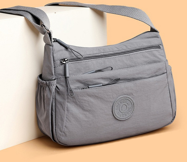 여성용 경량 나일론 방수 크로스백 일상용 가방