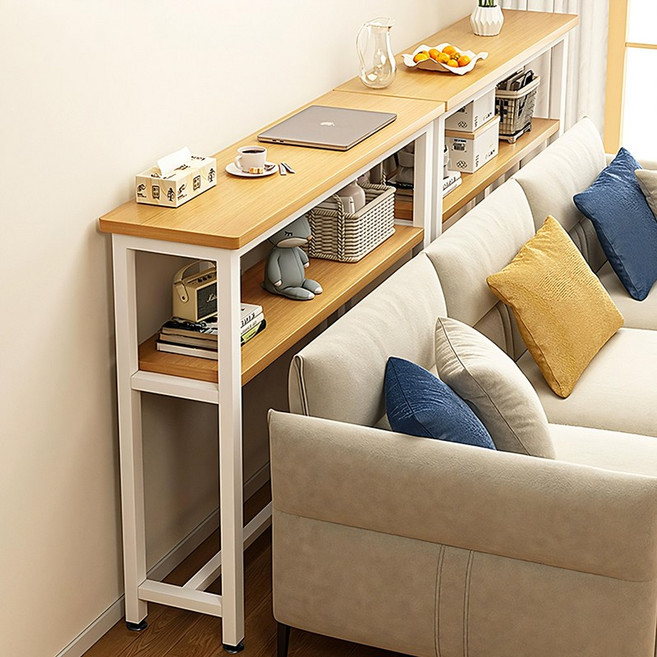 홈컴 틈새장 거실 쇼파 침대 틈새 수납장 슬림 선반 사이드 테이블