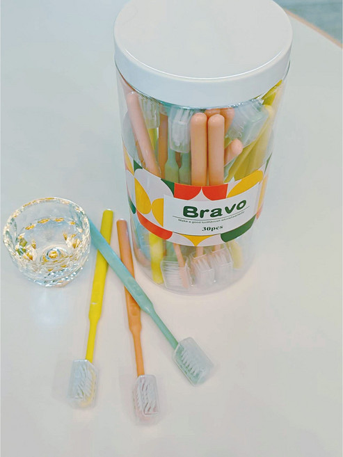 BRAVO 일회용칫솔, 1개, 30개입