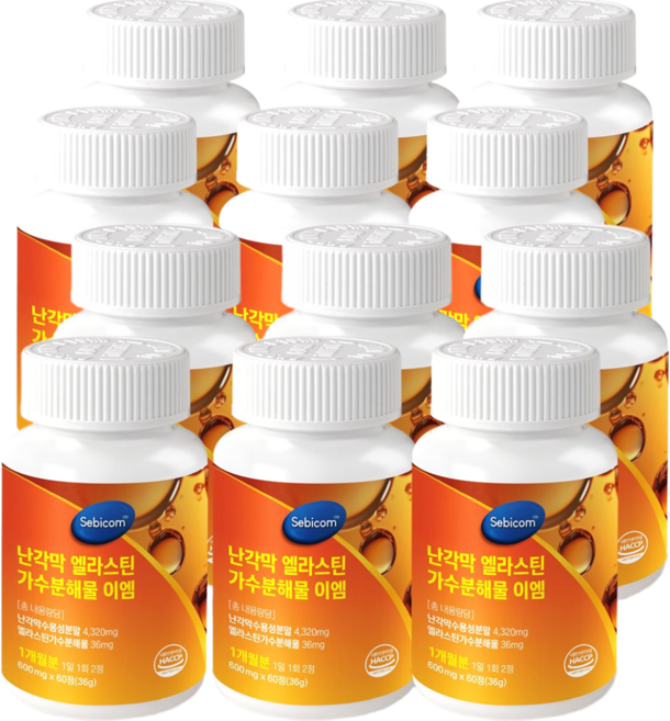 난각막 가수분해물 종근당사은품증정 em 콘드로이친, 12개, 60정