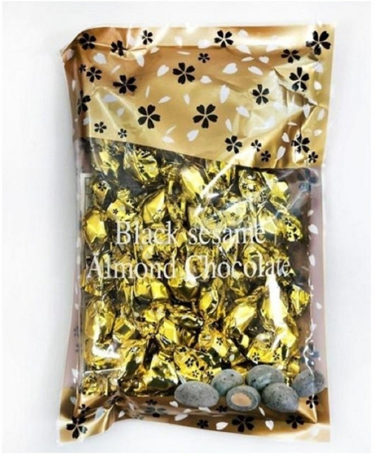 日樹 日本黑芝麻杏仁巧克力, 200g, 1個