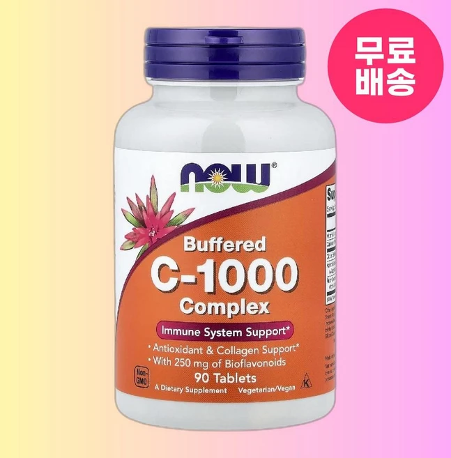 나우 푸드 완충형 C-1000 복합체 90정 1개 - 쿠팡