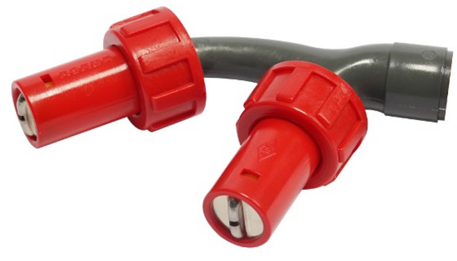 아사바 Z제초 (동력/다량) PVC 2구 제초노즐, 1개