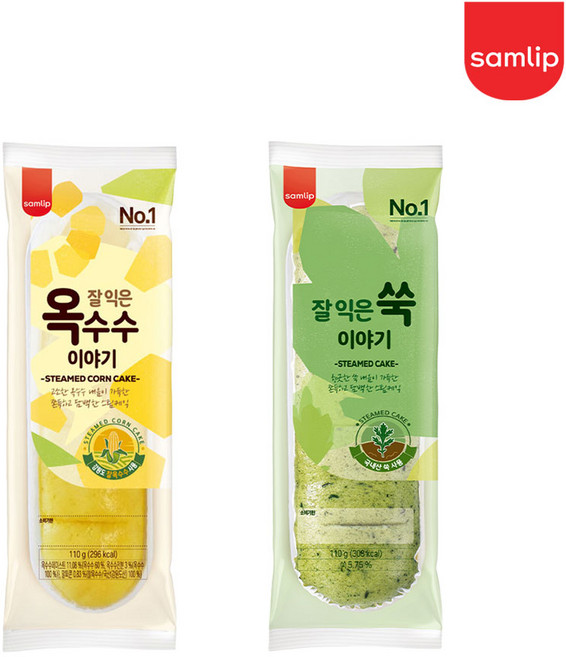 삼립 잘 익은 옥수수 이야기 5봉+잘 익은 쑥 이야기 5봉, 110g, 10개