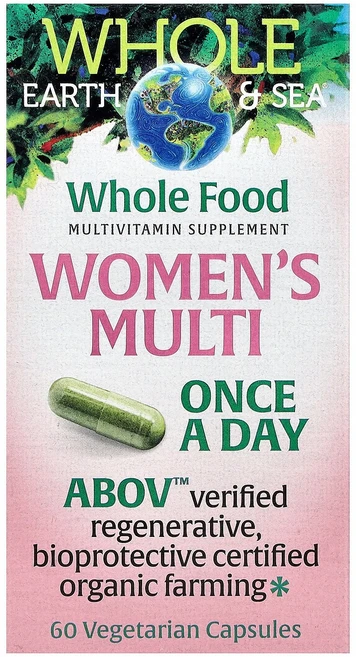 Natural Factors Whole Earth & Sea® 여성용 멀티 베지 캡슐 60정 Factors (내추럴 팩터스), 1개, 1개 - 쿠팡