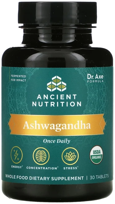 Ancient Nutrition 아슈와간다 30정, 1개 - 쿠팡