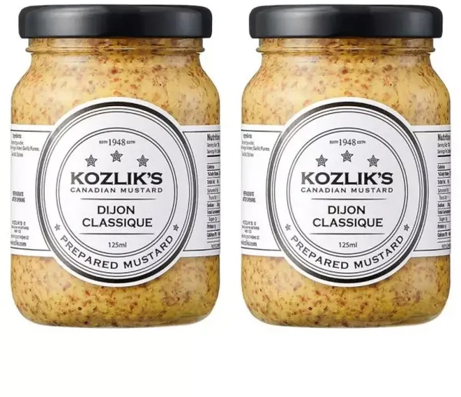 코즐릭스 머스타드 디종 클래식 125ml 2개, 1세트